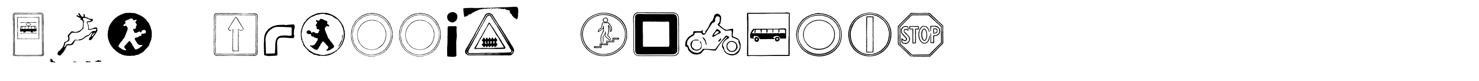 GDR Traffic Symbols